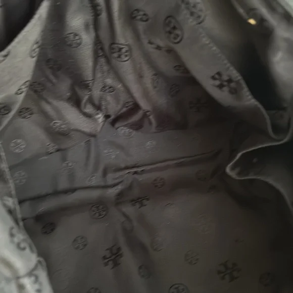 Tory Burch Marion black nylon crossbody messenger diaper bag - Picture 12 of 16